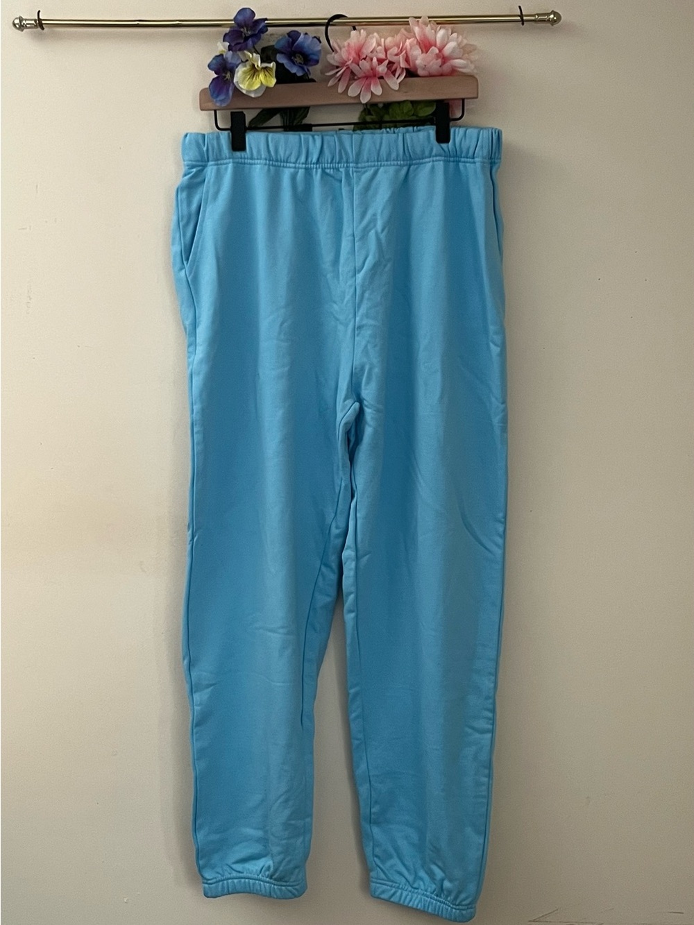Women’s Light Blue Athletic Track Pants